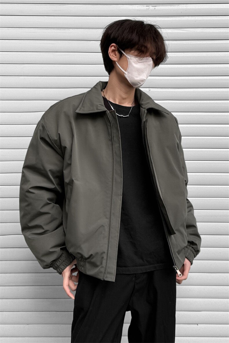 冬季新款2024飞行员夹克加厚棉衣美式短款翻领棉服外套S375-特P88,男装夹克,电商A233-1