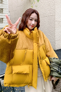 新品  拼接羽绒服 2C117-1817P265K398图片
