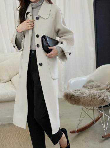 冬季新款双面羊绒大衣，女装，拉嘉图