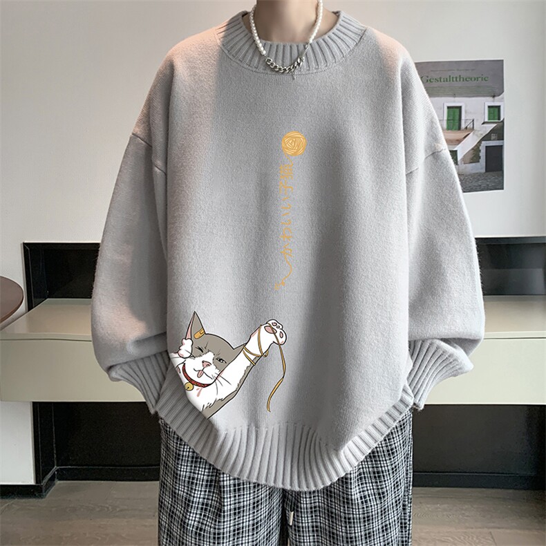 半高领毛衣男士大码针织衫男毛线衣男M18013-P45加绒款-P65,男装针织衫/毛衣,电商A040