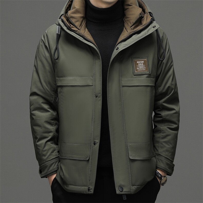 JMX211秋冬新款2023年男士休闲羽绒服加厚保暖夹克外套P283,男装羽绒服,电商B360
