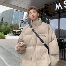 特p100控158冬立领机车棉服情侣棉衣面包扎染服墨染风外套男MY248，男装棉衣，电商B370