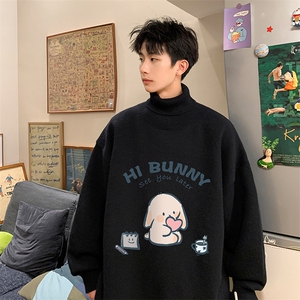 控68高领毛衣男士大码内搭毛线衣男 GM45314-P45加绒款-P65图片