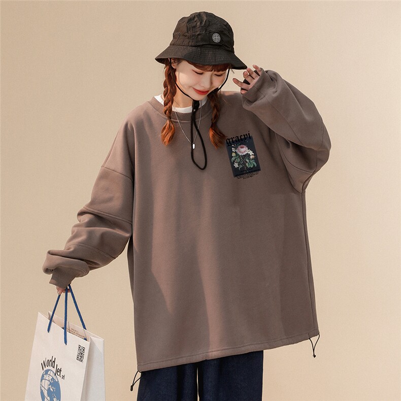 中性风新款华棉复合高克重抖音品质圆领卫衣H603P55控68,男装卫衣,电商A268