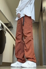 春季情侣款大口袋宽松工装裤直筒休闲裤男长裤XZ310B-3-K8897-P40，男装休闲裤，星座310B-3