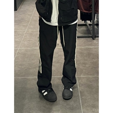 【有货】条纹速干运动裤子男女夏季薄款户外三条杠裤子1217WW-P48，女装休闲裤，星座1007（原301D）