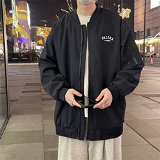 日系春新款潮牌夹克男女ins复古情侣宽松休闲工装外套W6361-P62，男装夹克，星座412-2