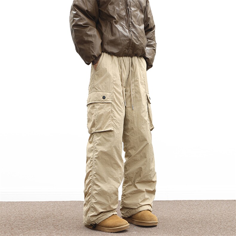 真！！标90绒羽绒裤内所暖工装伞兵裤A014-DY25099-P155，男装棉裤，电商A014