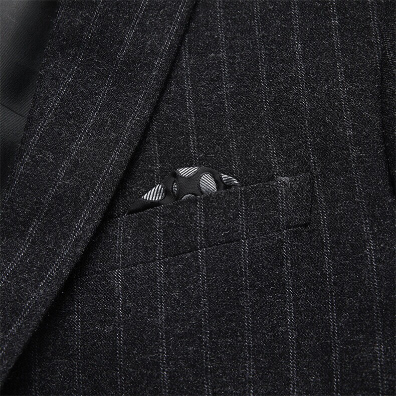 GDN221四季款新款男士西服礼服西装修身商务休闲男装条纹西服套装,男装西服套装,电商B360