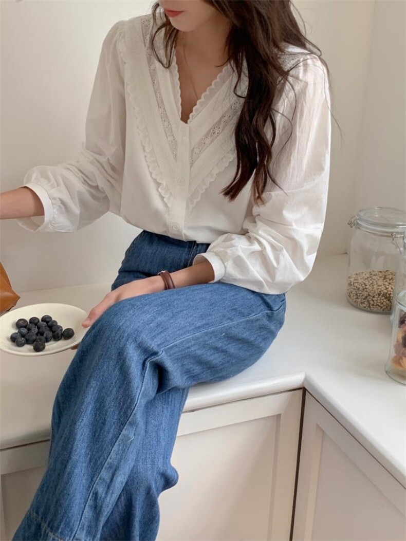 V领韩系小衫，其它，DAP