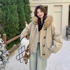 2025冬装新款连帽保暖羽绒服7329-P305-K428，女装羽绒服，浙宝152