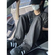 2025夏季新款潮流透气气孔冰丝宽松休闲裤B315-K24174-特p30控58，男装休闲裤，电商B315
