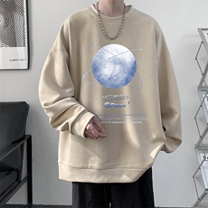 麂皮绒卫衣男大码重磅长袖t恤男JW81241-P35，男装卫衣，电商A040