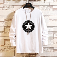TX3008-P25纯棉长袖t恤男大码圆领打底衫体恤上衣服，男装T恤，电商A040A