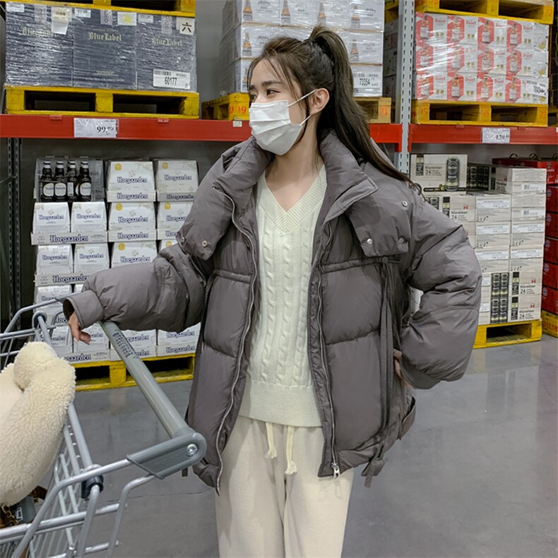 2023年冬季90白鸭绒纯色羽绒服B190-82251-P290-K439，女装羽绒服，一九零