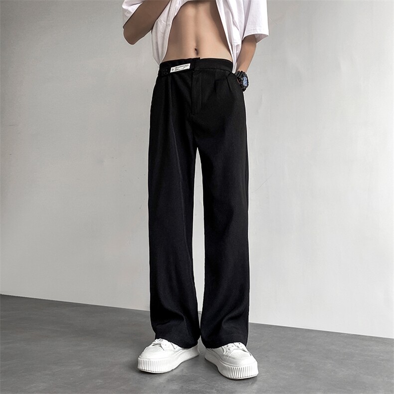 休闲西裤男韩版潮流痞子帅气2023夏季新款ins宽松长裤K4092-P41,男装西裤,星座412-3