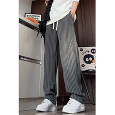 K2622/P38春装新鱼骨纹休闲裤男运动卫裤弯刀裤大码宽松舒适裤子，男装休闲裤，电商A141