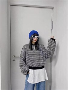 超洋气小短款卫衣S—M图片