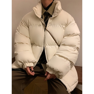 光版二开立领棉衣男加厚棉袄棉服潮流潮A266-P03-P35特批黑色P35图片