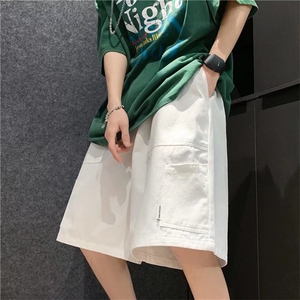 韩版百搭潮流工装休闲裤夏季新款宽松百搭直筒五分裤 K3251-P30图片
