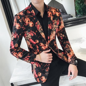 秋冬【常年款】欧版英伦风大码店主风西装西服男D219-7011-P150图片