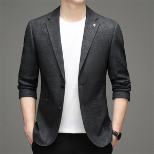 DJ3052钱塘2020-3新款商务休闲简约百搭中年男士西服外套P152图片