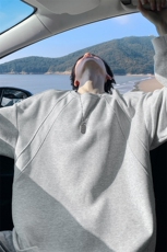 300g华棉复古解构长袖圆领卫衣男W50982特P23W50982J加绒特P27，男装卫衣，电商A001