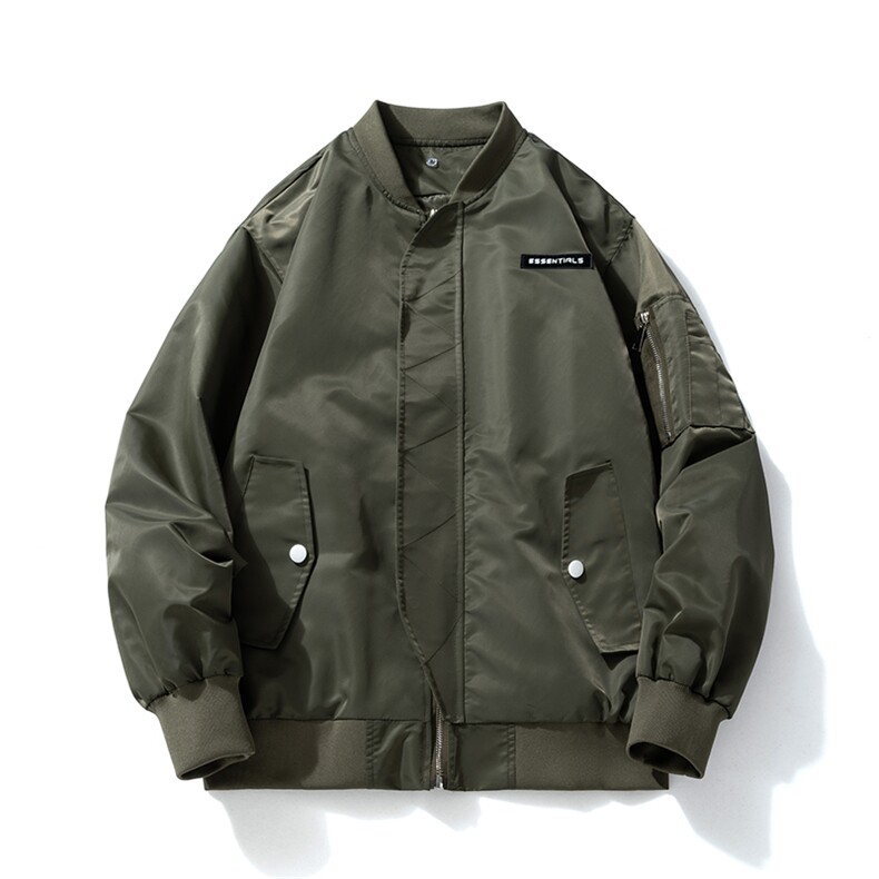 现货2色欧美街头酷炫棒球服飞行服夹克棉服外套,男装夹克,电商A105