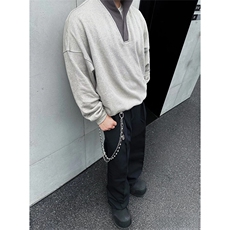有货~cleanfit卫衣男款连帽毛线拼接宽松休闲外套MY6788-特P45，男装卫衣，星座1004-3