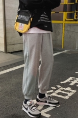 冬季内里加绒宽松ins长裤休闲cec卫裤男女裤子潮流束脚，男装休闲裤，电商A102B