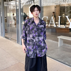 潮男单品两色衬衫A071-T18-P38，男装衬衫，电商A071