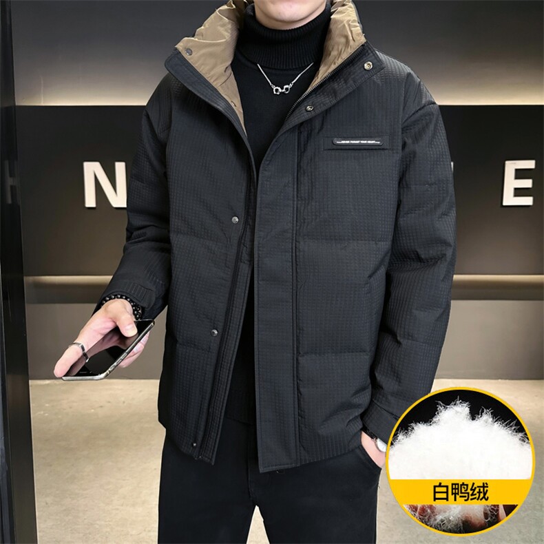 M862-P165标50%白鸭绒男士2025冬季羽绒服休闲夹克加厚外套,男装夹克,星座507A（原星座306B-2）