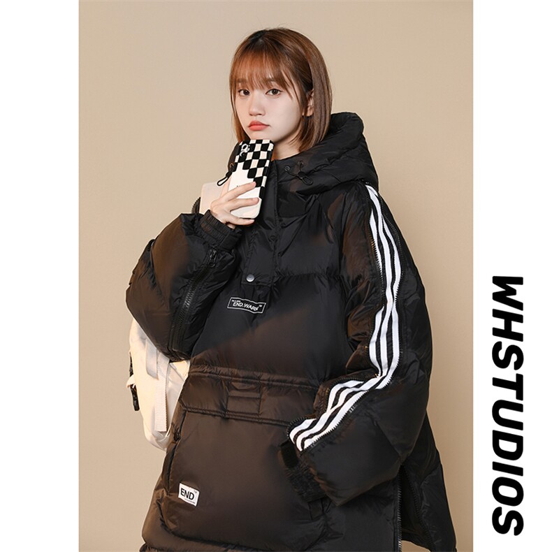 冬季加厚羽绒服男连帽休闲外套字母印花羽绒外套A266-YR04-P200，男装羽绒服，电商A266