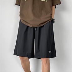 EQ286雅典格冰丝垂感夏季休闲宽松大码短裤男速干休闲裤五分裤潮，男装牛仔裤，电商C306-1