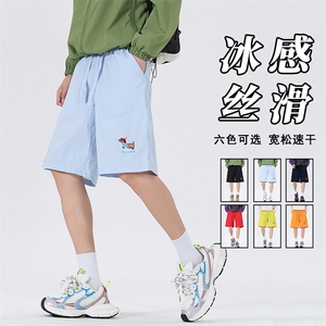 抖音得物尼龙高品质休闲短裤高街美式五分裤25XD23083特批8图片