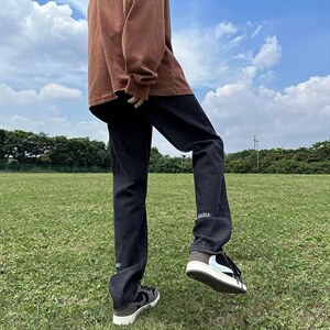 牛仔裤男夏季潮大码休闲裤子高街N929P35图片
