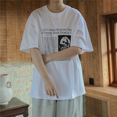 814-1-T4803-P4558美式摇滚印花短袖T恤（260克棉），男装T恤，星座814-1