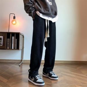 冬季重磅欧棉绒加绒加厚休闲裤子313A-1-NK71-P60 加绒P70 控78图片