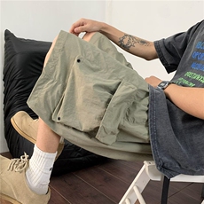 潮流日系复古速干防水机能工装短裤男新款ins时尚气质原宿，男装牛仔裤，星座1013