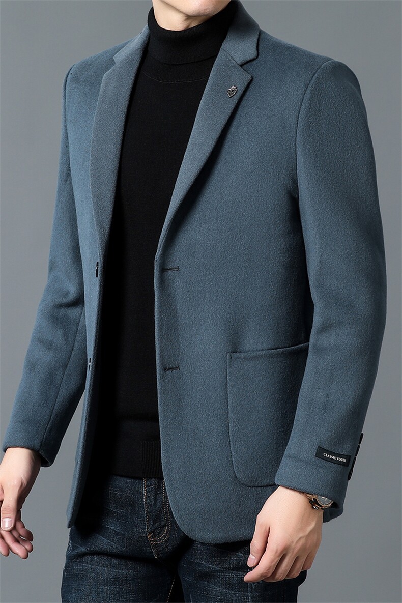 DZ93308钱塘2020-3冬季厚款商务休闲简约中年男士百搭西服P280,男装西服,钱塘207-3