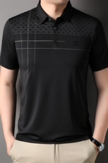 LM6391男士2023年夏季新款百搭T恤男短袖商务休闲体恤男P49，男装T恤，电商B360