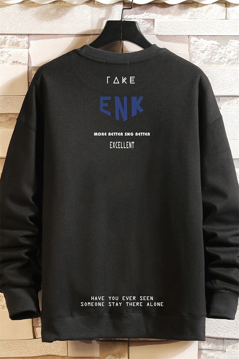 S6120-P35春季圆领卫衣男大码韩版宽松长袖外套男砖墙挂拍,男装卫衣,电商A040A