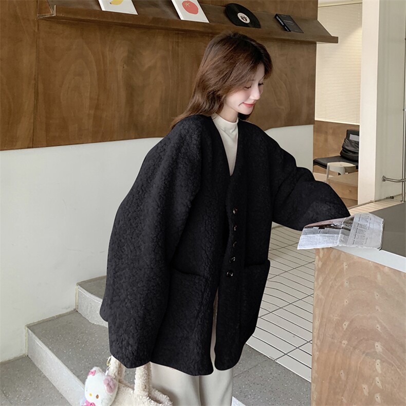 现货2026冬季新款皮毛一体2C053/款号776/批175/控258,女装毛呢外套,2C053
