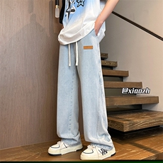 XZ616夏季设计款贴标直筒休闲长裤牛仔裤TY1010P65控78，男装牛仔裤，星座512A（原616）