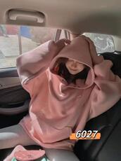 ??粉色加绒卫衣一杭，女装卫衣/绒衫，一杭