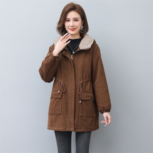 长期现货，加绒派克服女2023年新款韩版宽松棉服图片