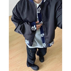 【有货】JK110CC-特P65花卉拼接短款外套男高级感棒球服夹克，男装夹克，星座1007（原301D）
