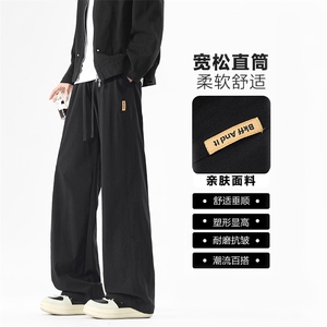 显高显瘦裤子美式直筒舒适长裤舒适个性布标 K331特批30 59.9图片
