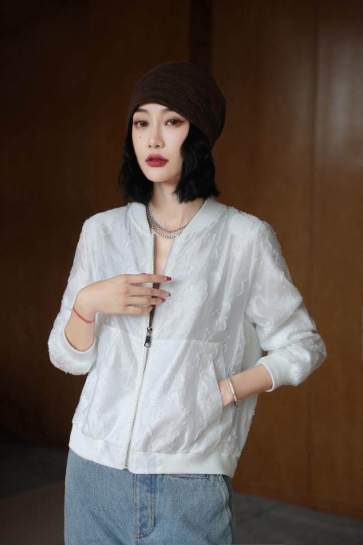 现货剪花蕾丝时尚立领小夹克，其它，卓儿衣人