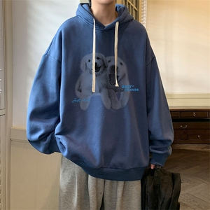 连帽卫衣男大码胖子帽衫大号运动服WY2455-P35